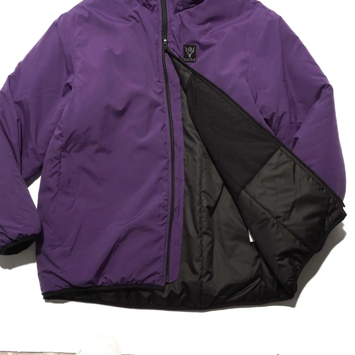 Insulator Zipped Parka - Purple