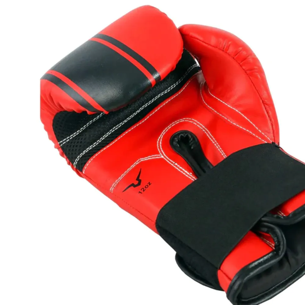 Invincible Tejas Fitness Training Boxing Gloves (Red/Black)