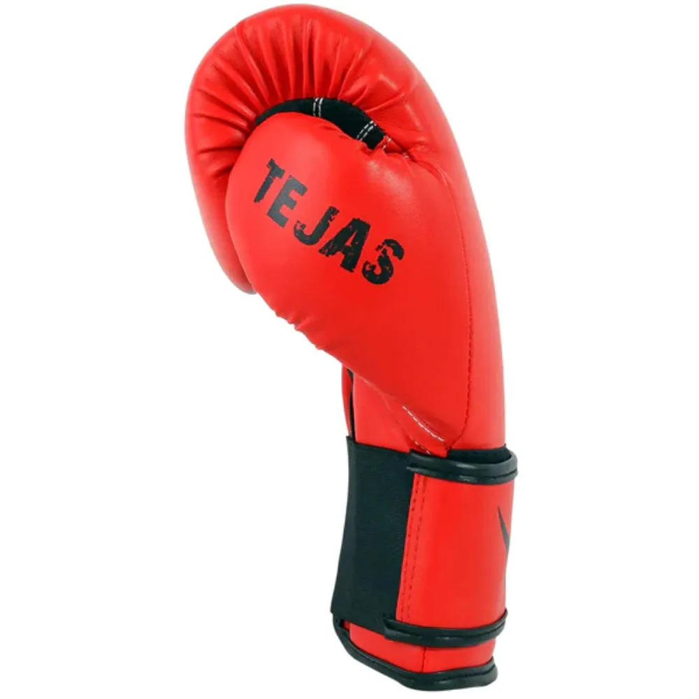 Invincible Tejas Fitness Training Boxing Gloves (Red/Black)