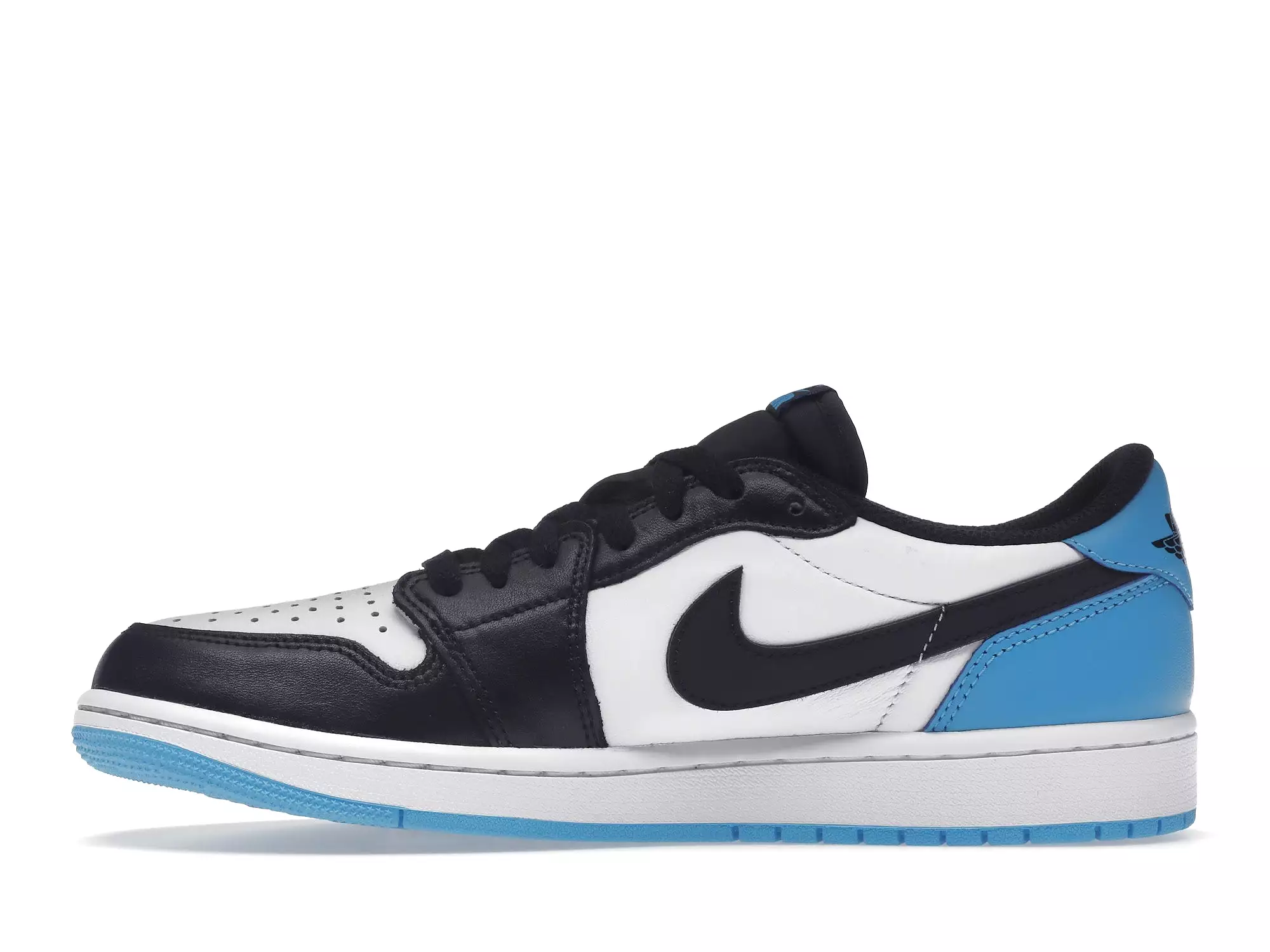 Jordan Retro 1 Low OG Black Dark Powder Blue