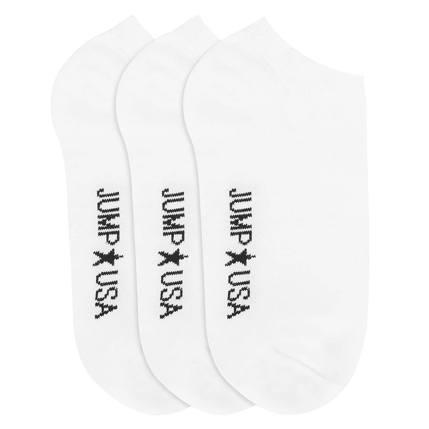 JUMP USA Men's Pack of 3 Ankle Length socks | Men's Casual Socks for Everyday Wear - Sweat Proof, Quick Dry, Padded for Extra Co