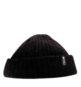 Label Docker Beanie - Black