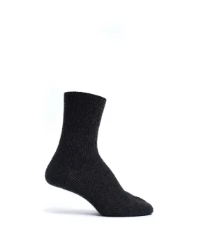 Lanai cashmere socks 70% wool 30% cashmere Dark grey