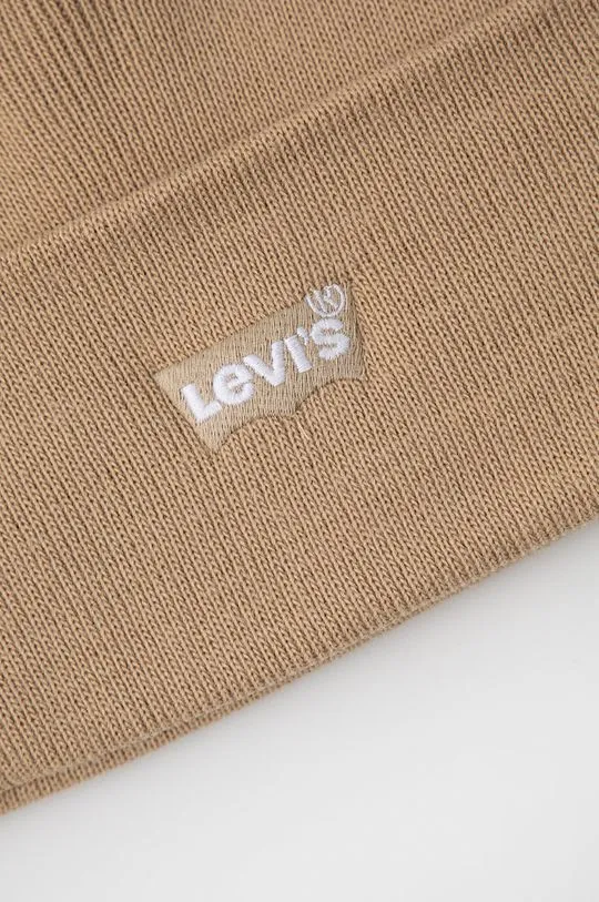 Levi's beanie beige color