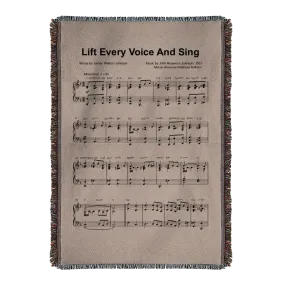 Lift Every Voice and Sing Woven Blanket