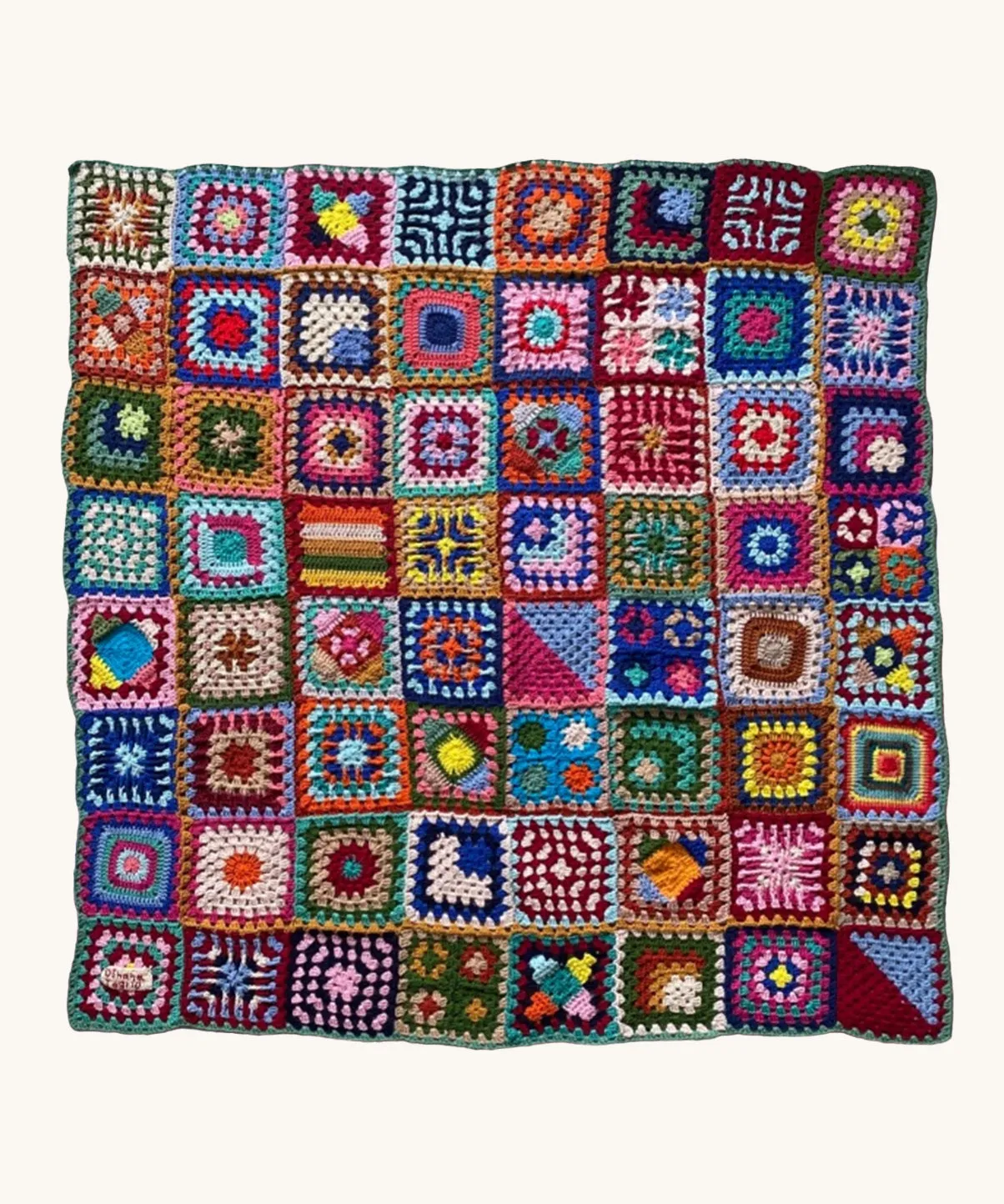 MADE51 Habibi Refugee Made Crochet Blanket