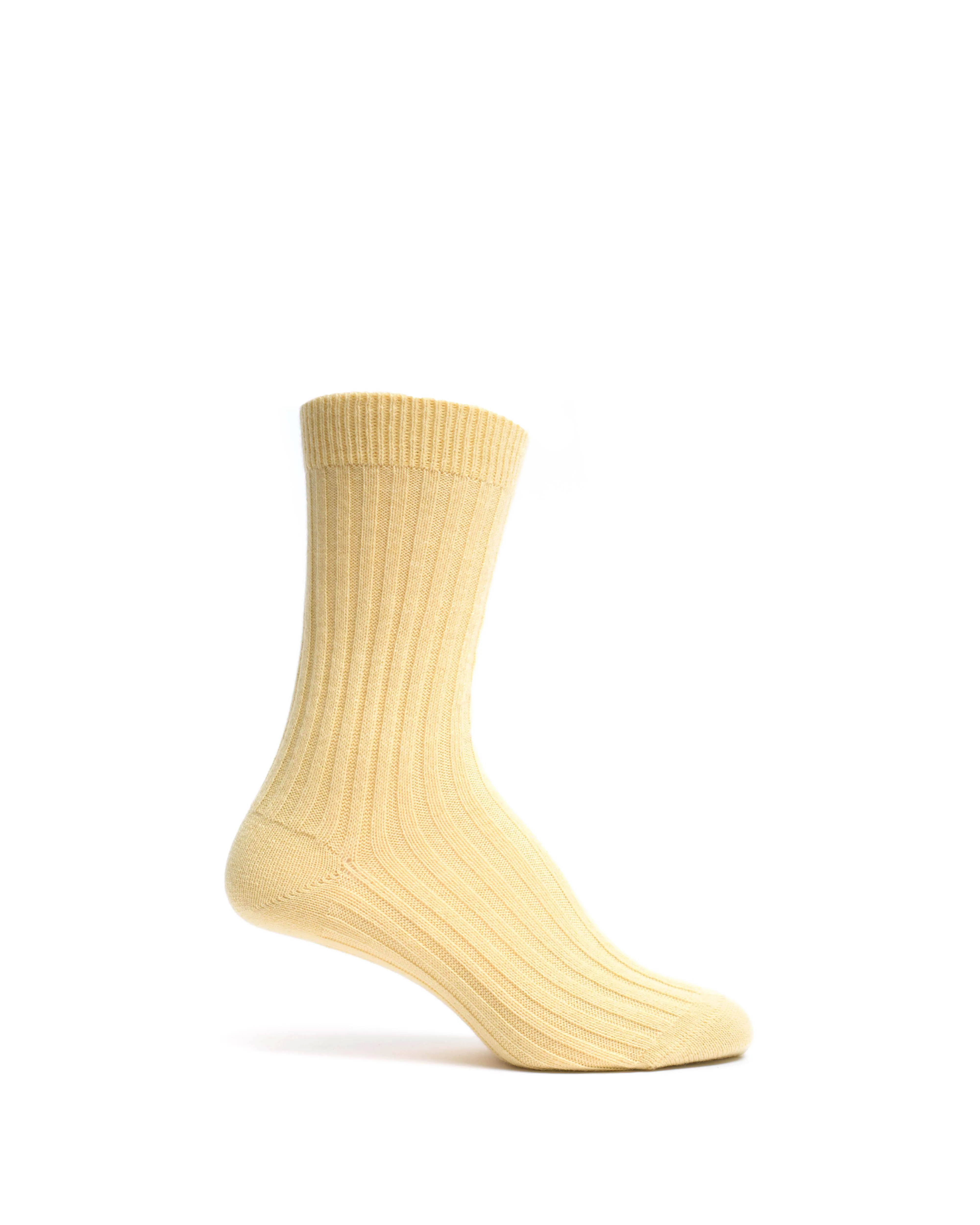 Magdai cashmere socks 100% cashmere (socks) Pineapple ice