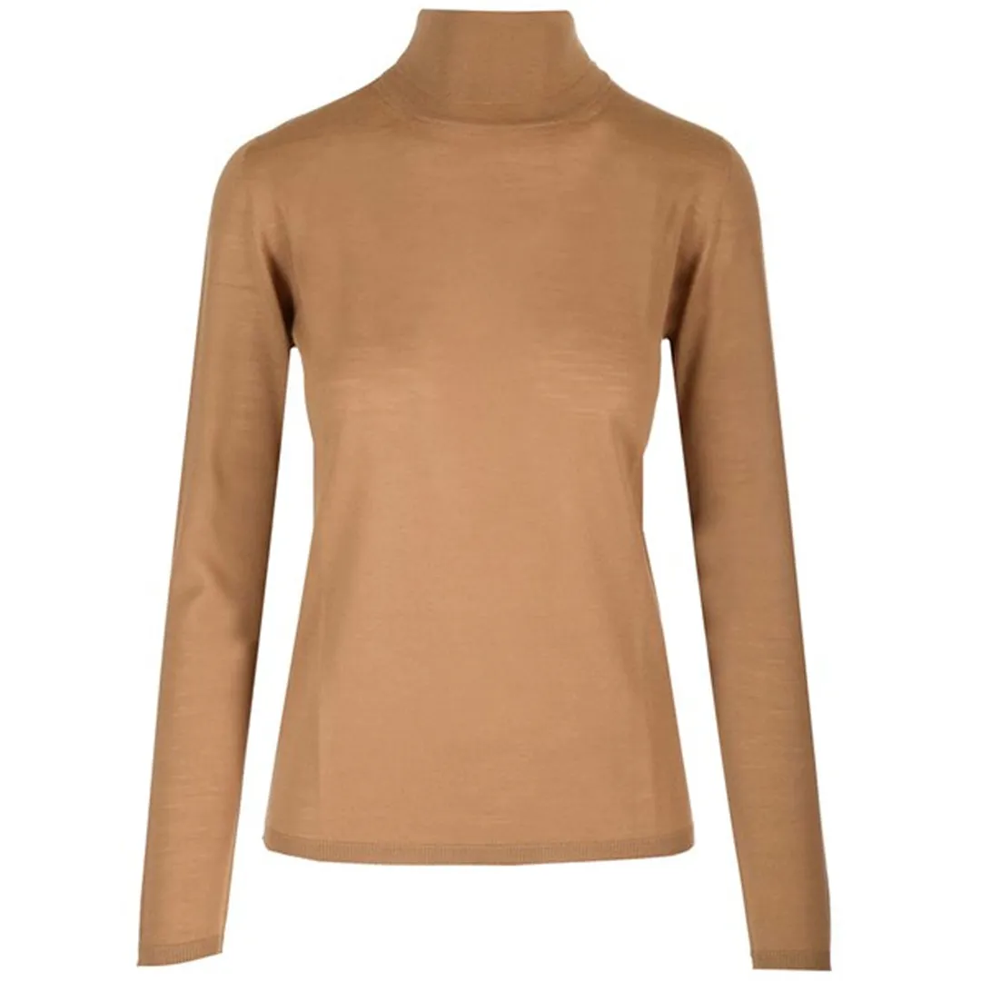 MaxMara  |Wool Elegant Style V-neck & Crew neck