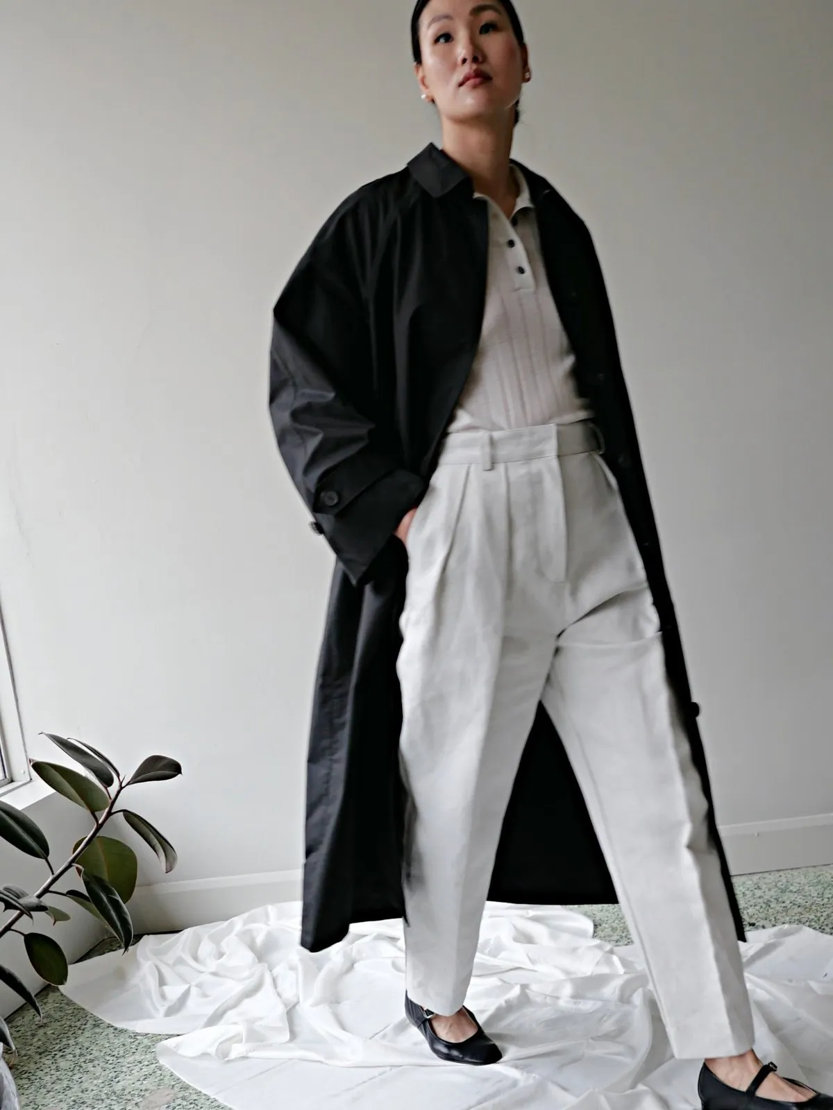 MKDT STUDIO CARO PANAMA COAT - Black