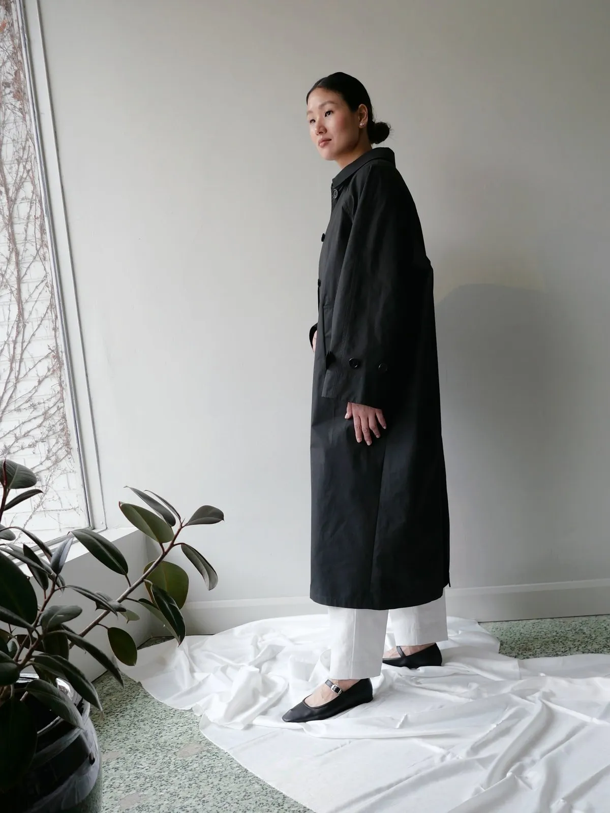 MKDT STUDIO CARO PANAMA COAT - Black