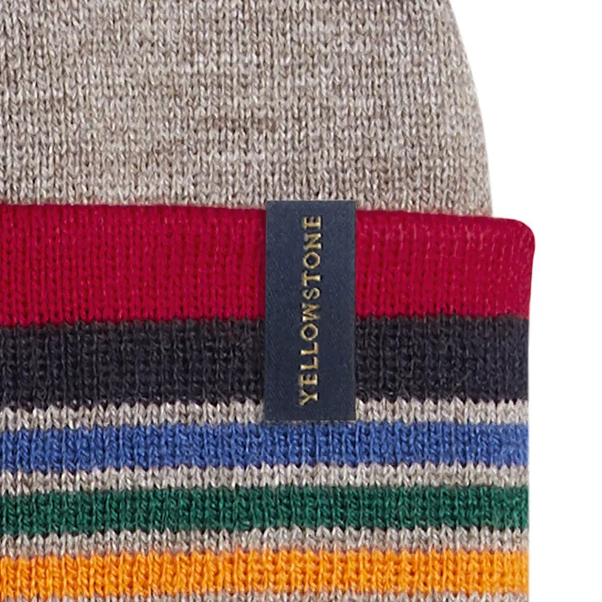 National Park Stripe Beanie - Yellowstone