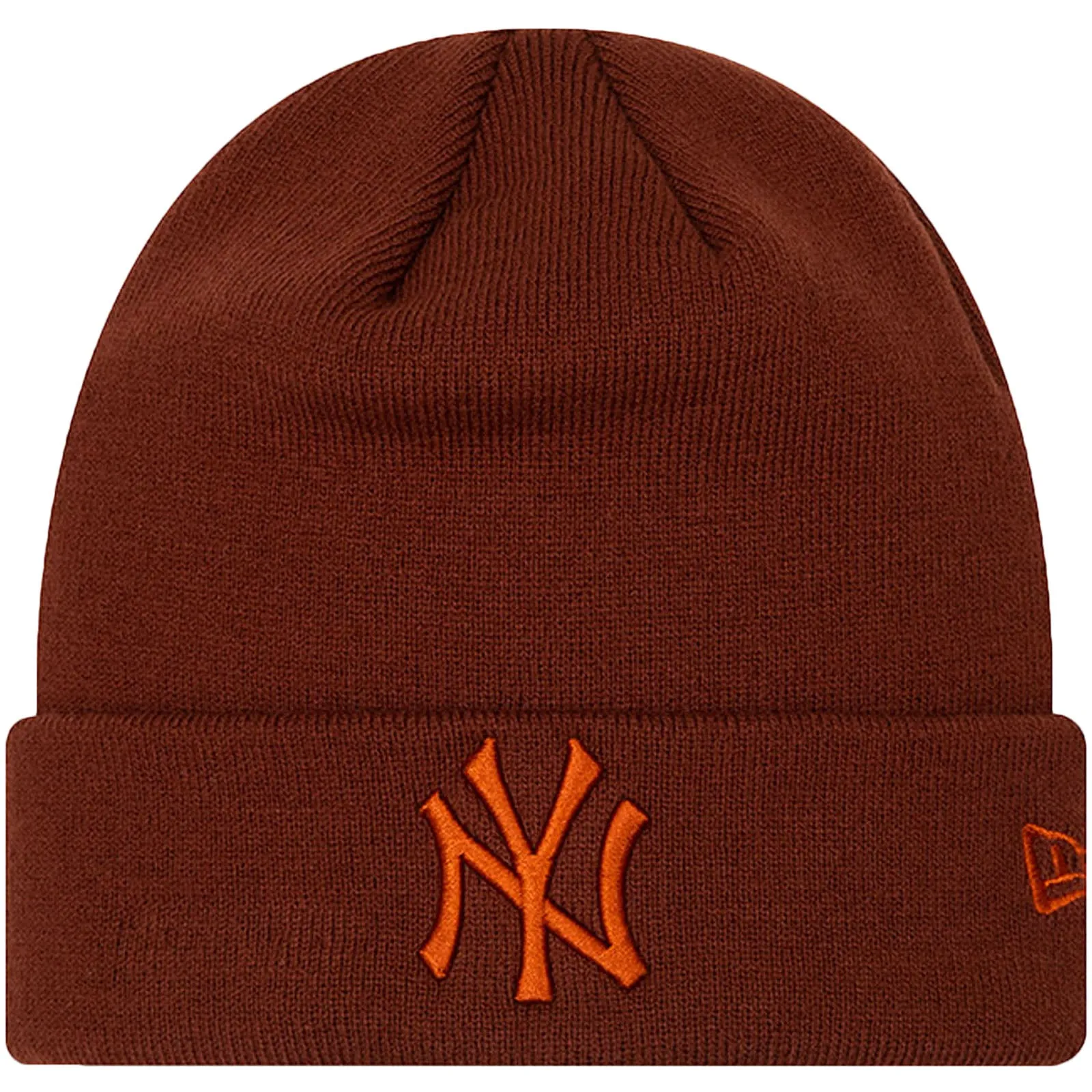 New Era New York Yankees League Essentials Beanie - Brown