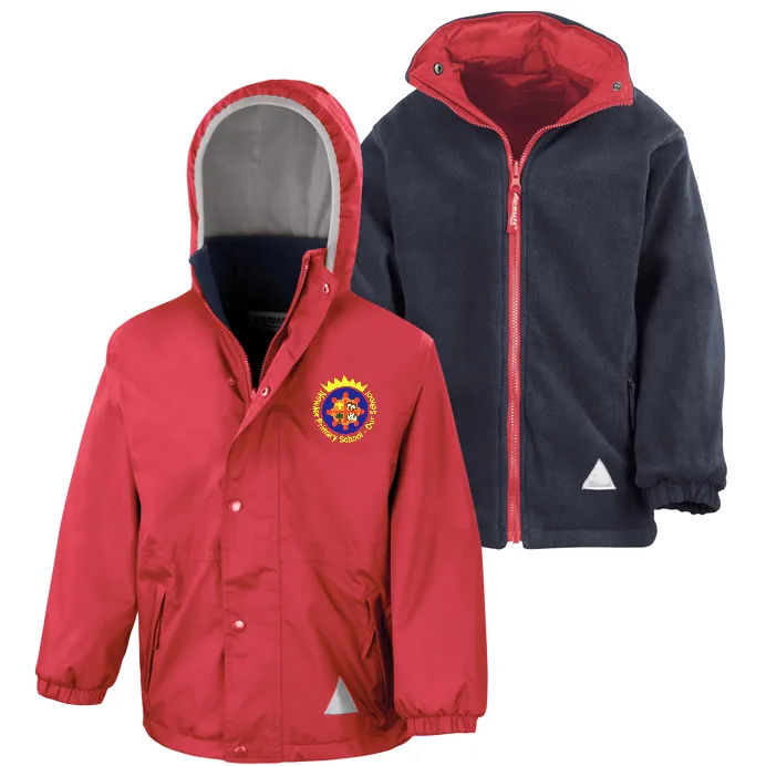 Newker Primary School Red Waterproof Coat