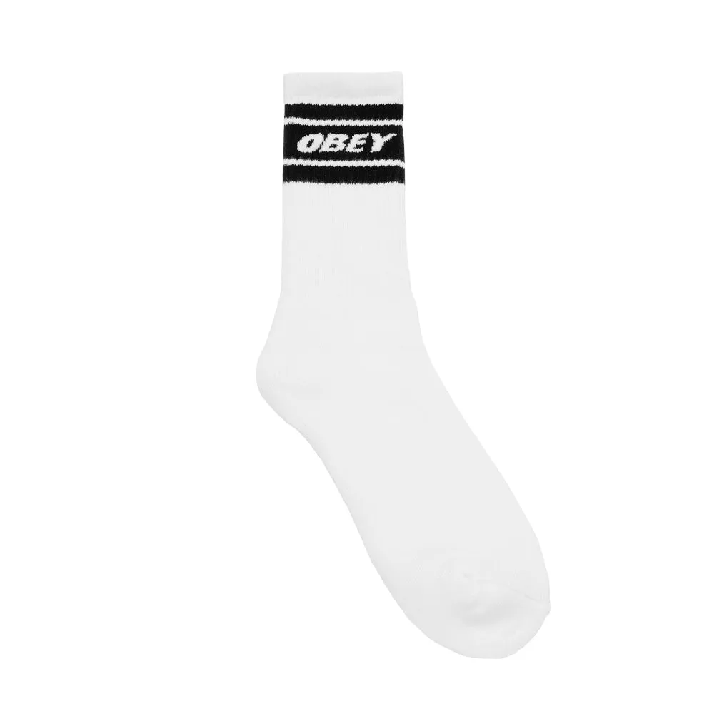 OBEY COOPER II SOCKS // WHITE / BLACK