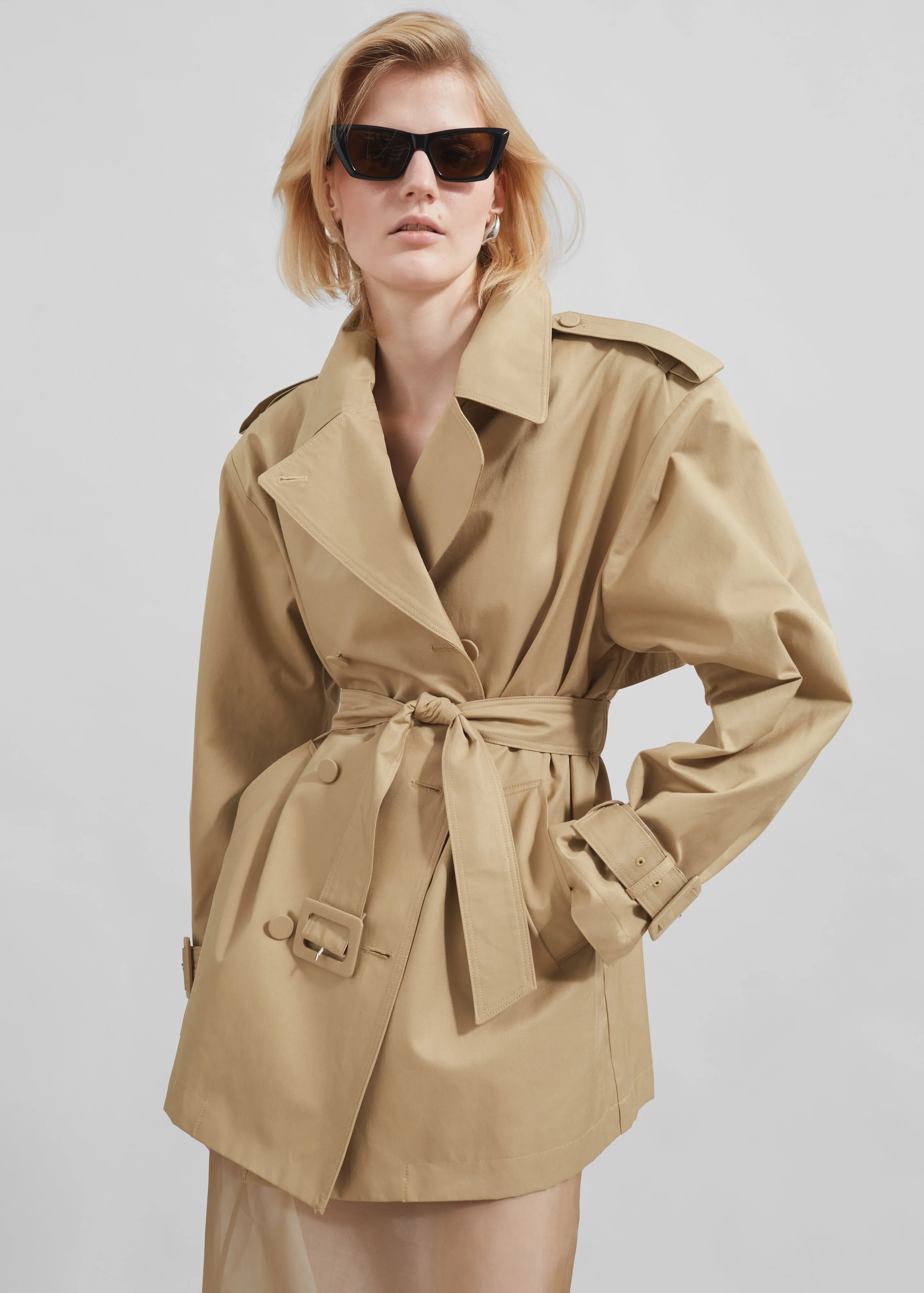 Raleigh Trench Coat - Beige