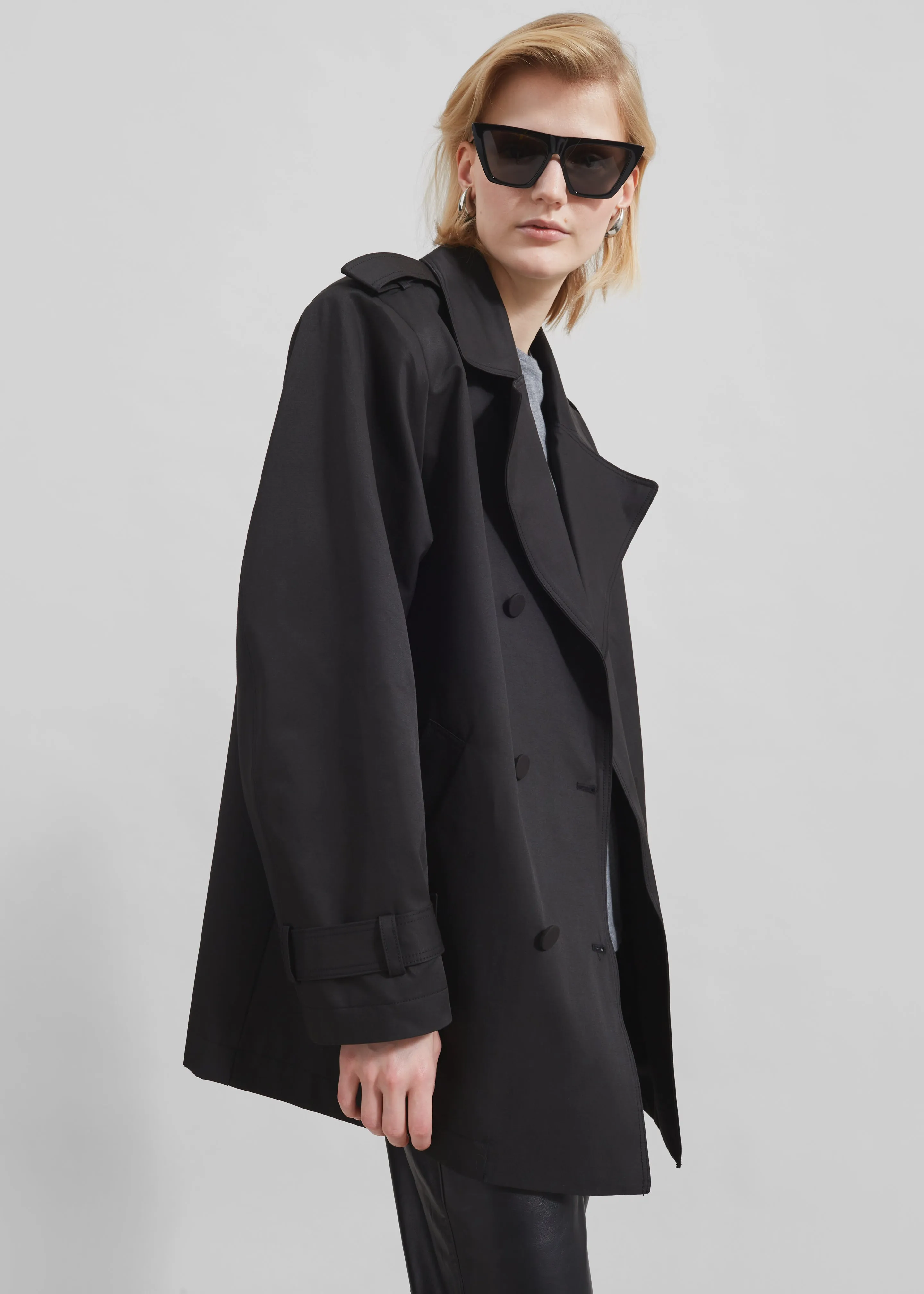 Raleigh Trench Coat - Black