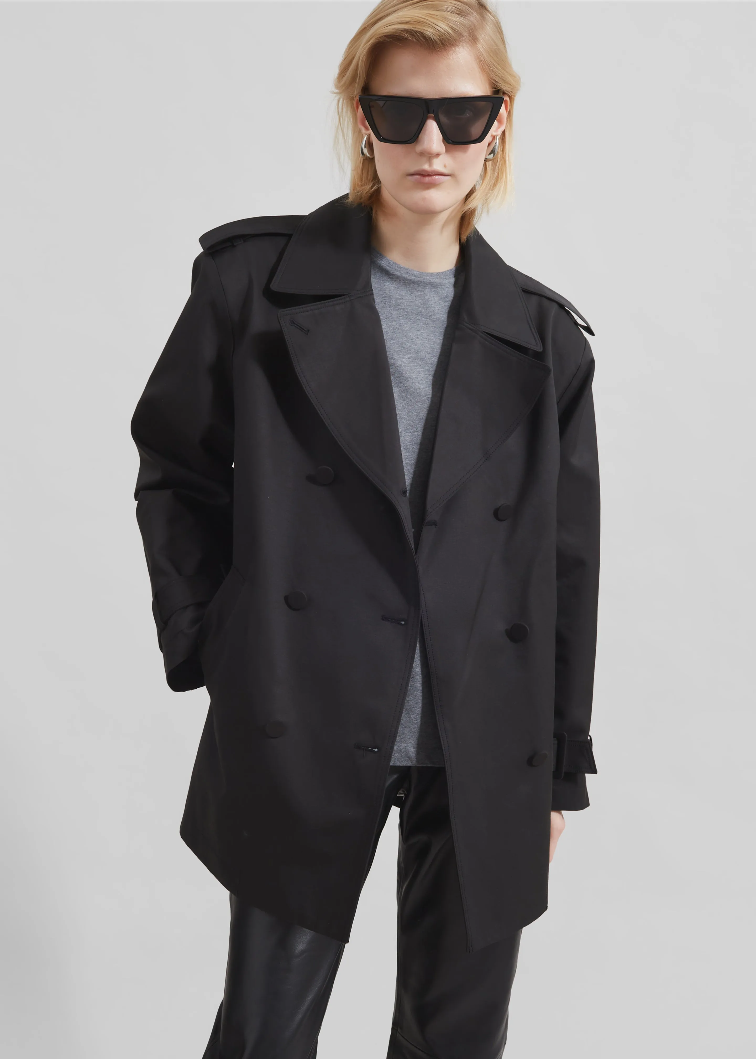 Raleigh Trench Coat - Black