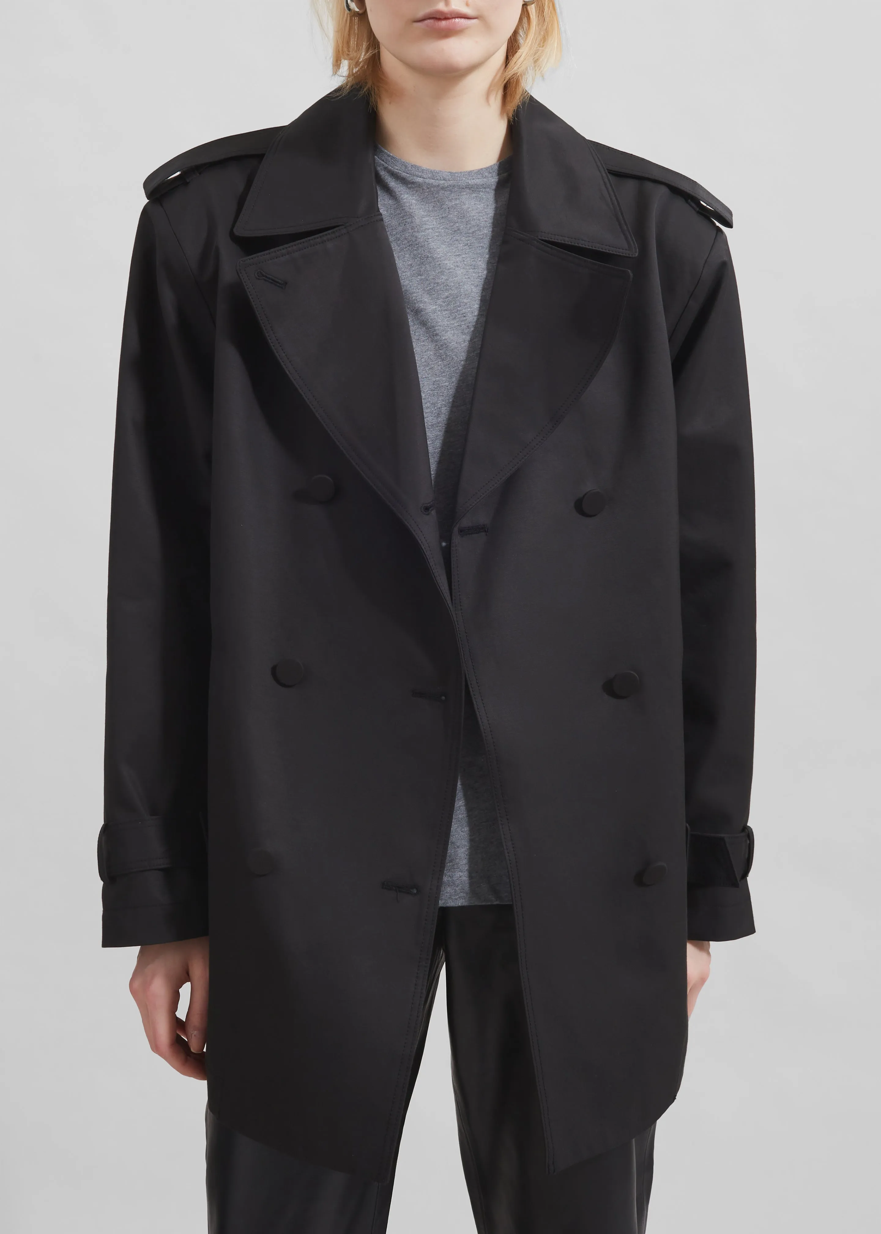 Raleigh Trench Coat - Black