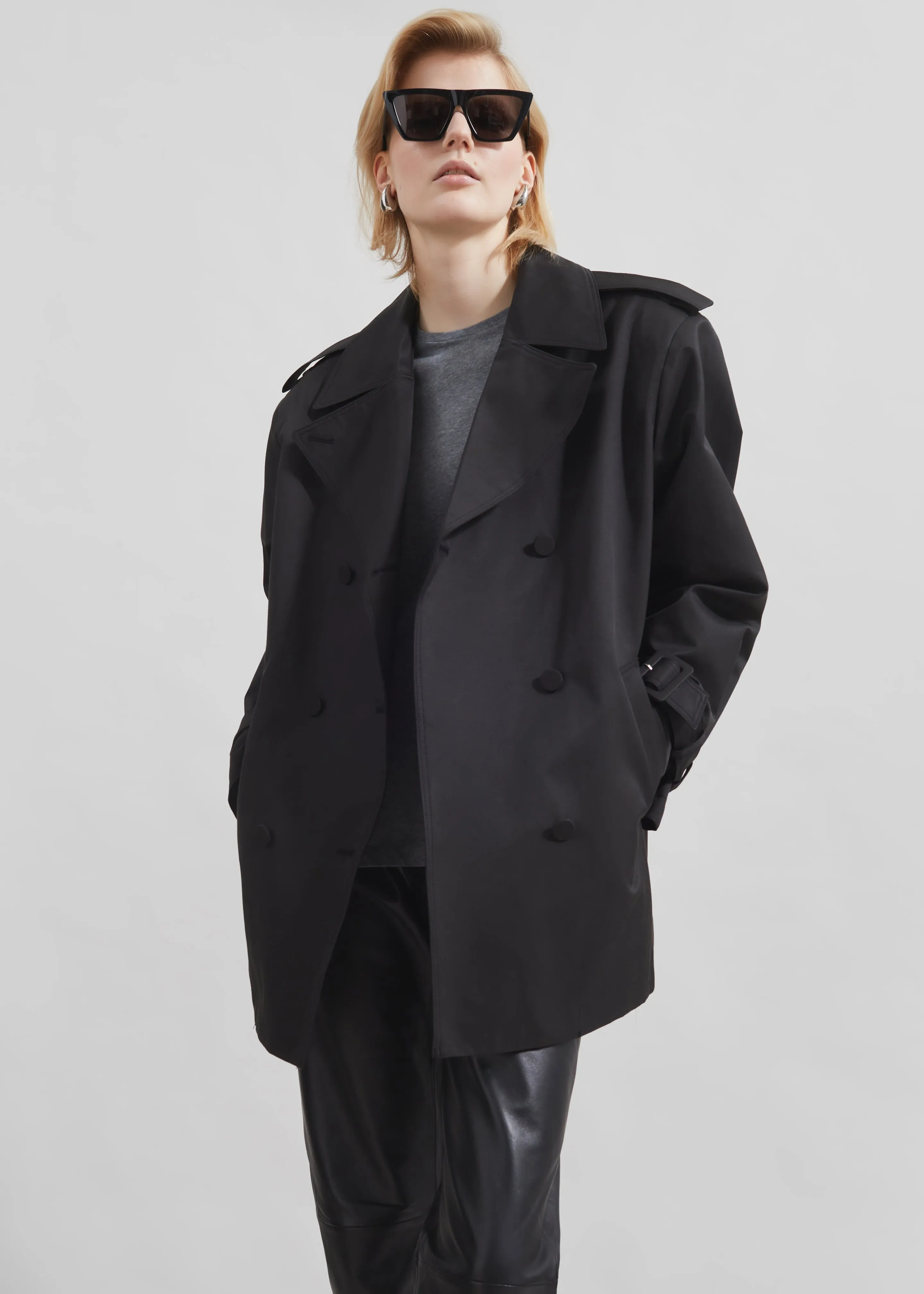 Raleigh Trench Coat - Black