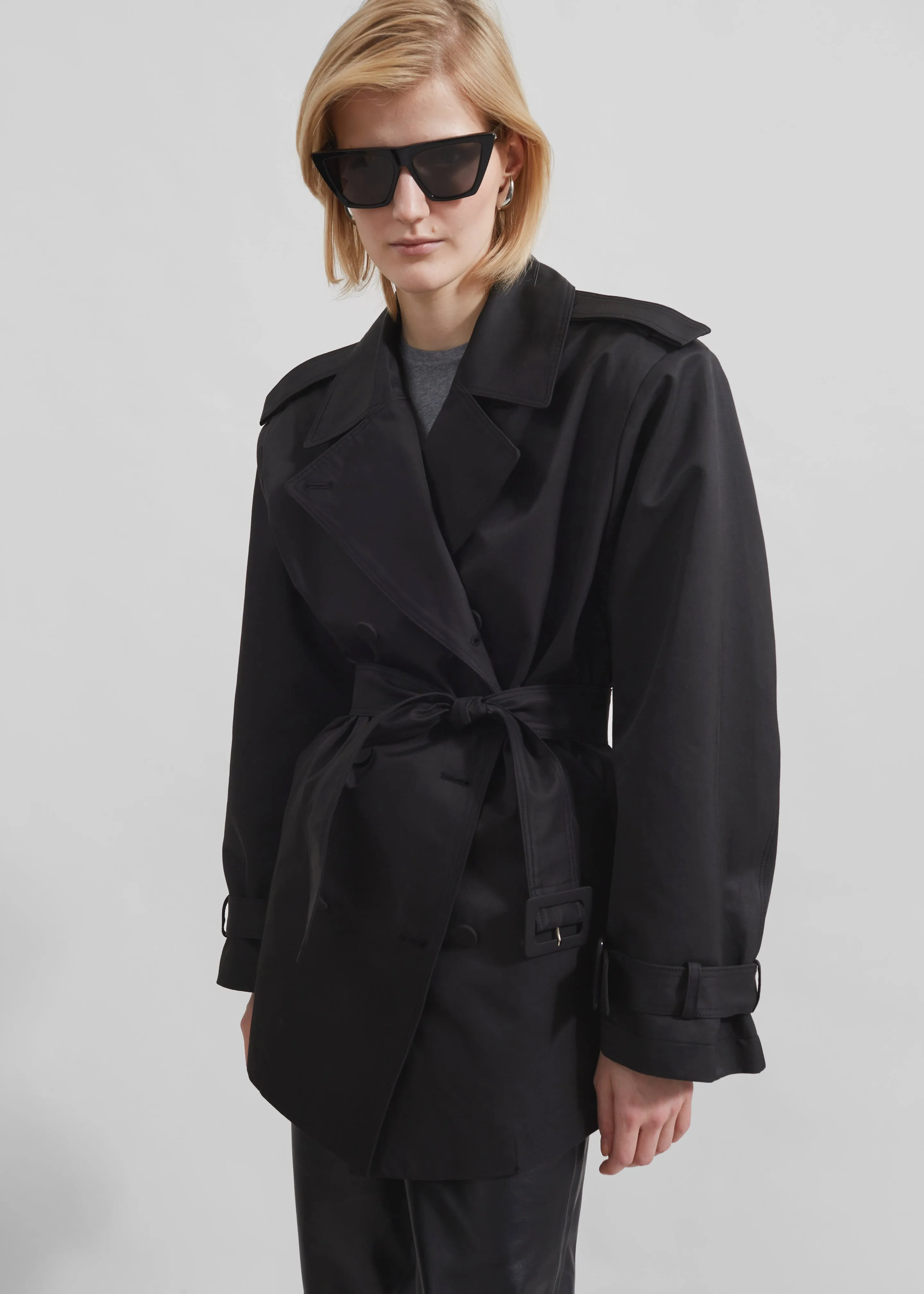 Raleigh Trench Coat - Black