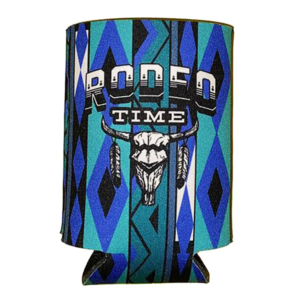 RODEO TIME SKULL CAN COOLER