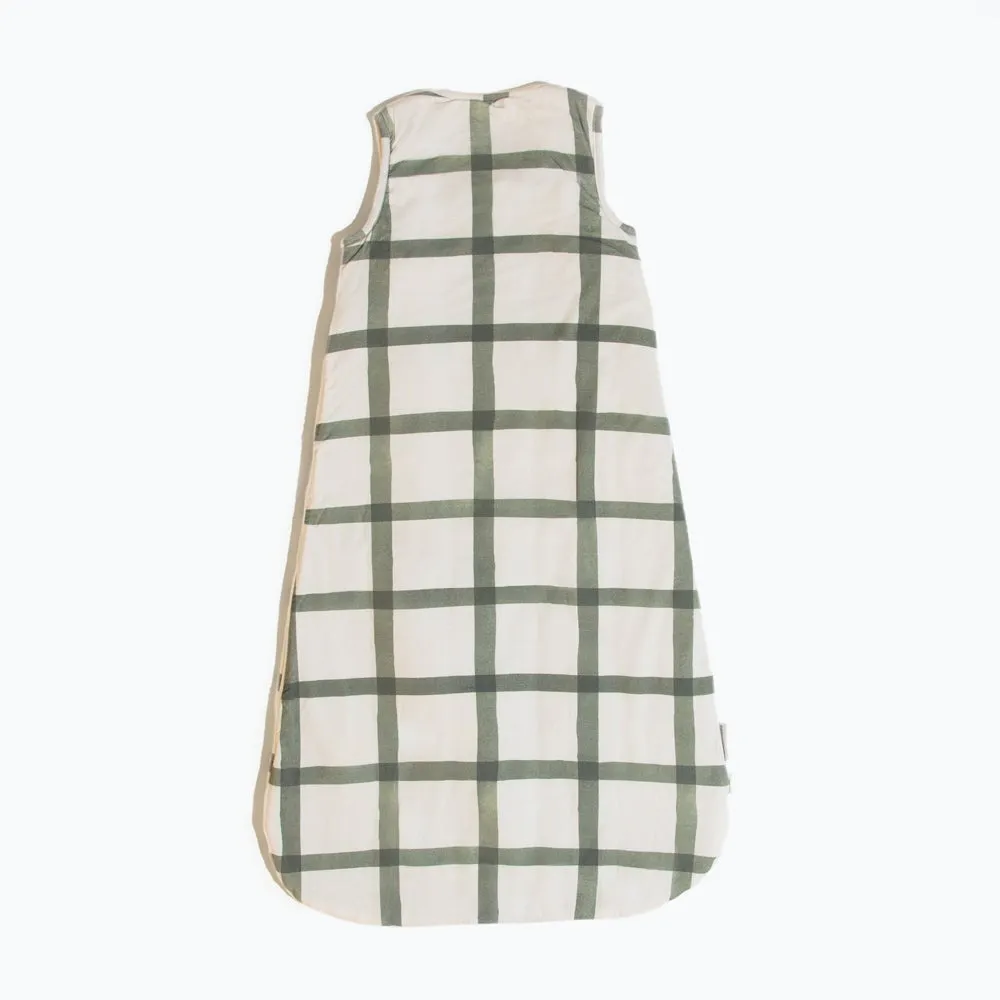 Sage Windowpane Blanket Sleeper