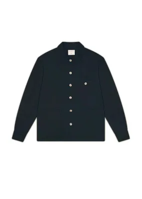 Sashiko Work Coat - Black