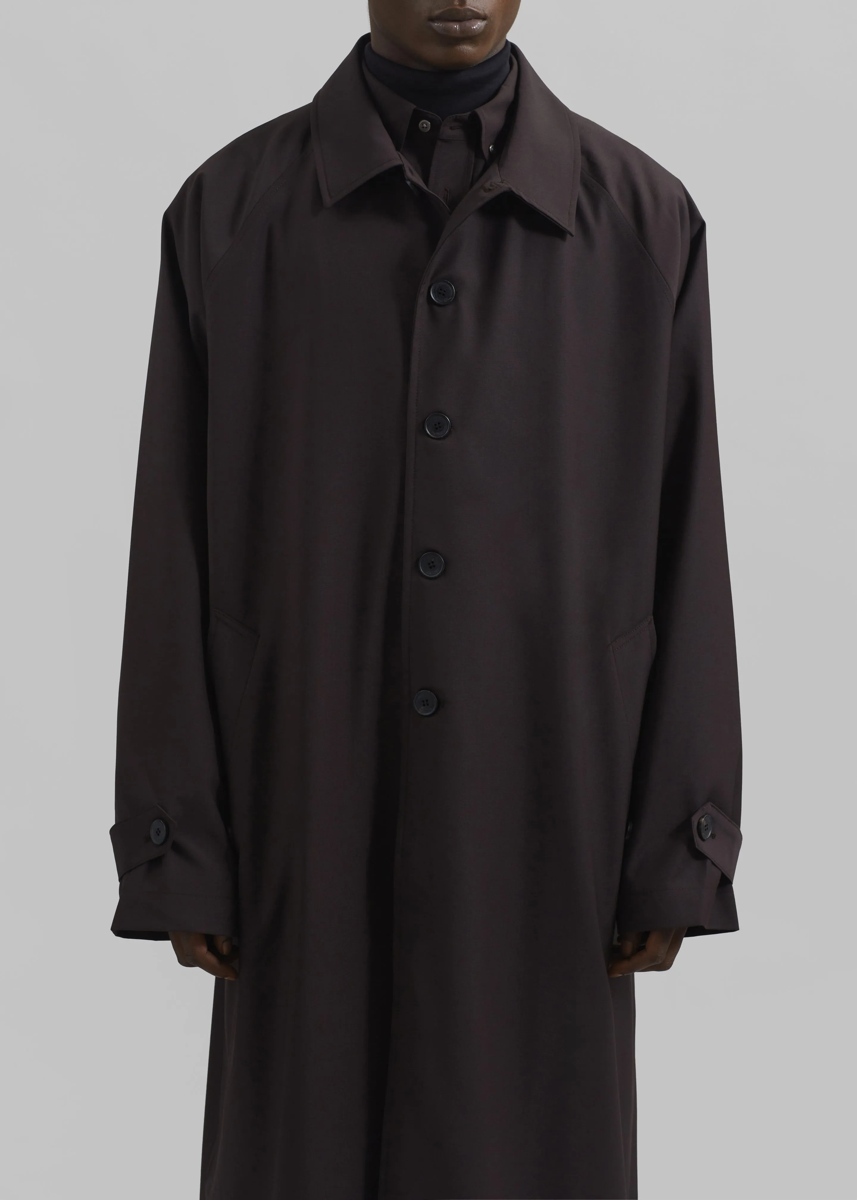 Shay Trench Coat - Brown