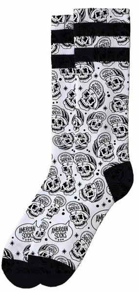 socks American Socks Signature Mid High - Skater Skull 22