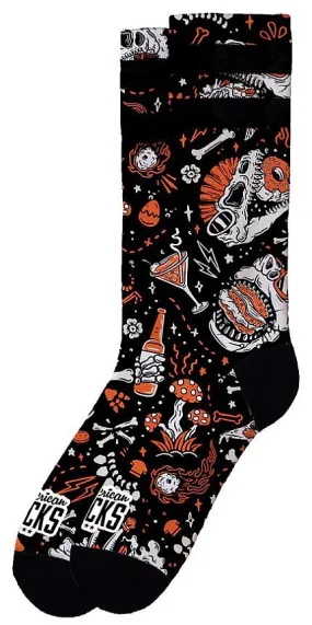 socks American Socks Signature Mid High - Slick Dinos