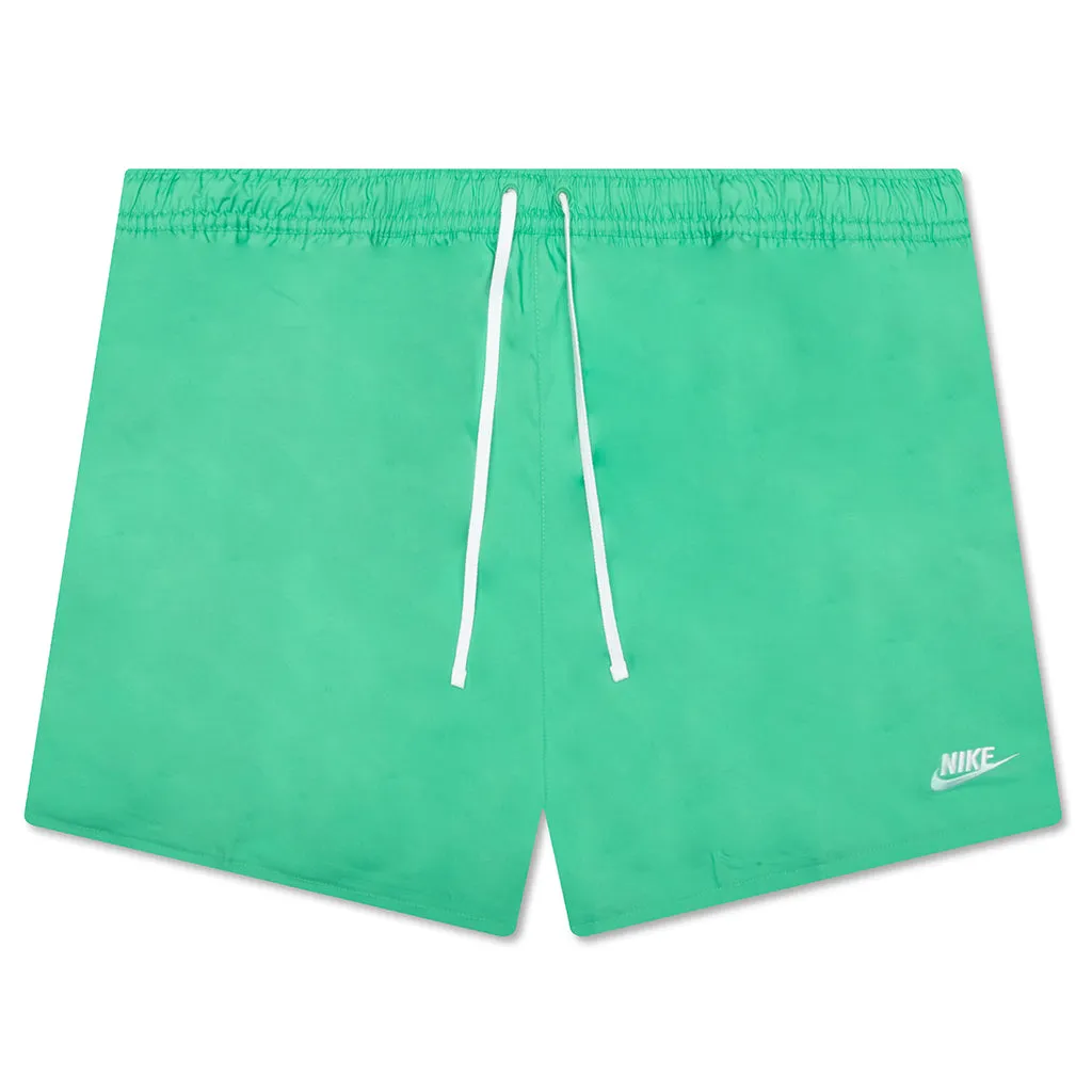 Sportswear Sport Essentials Woven Lined Flow Shorts - Spring Green/White