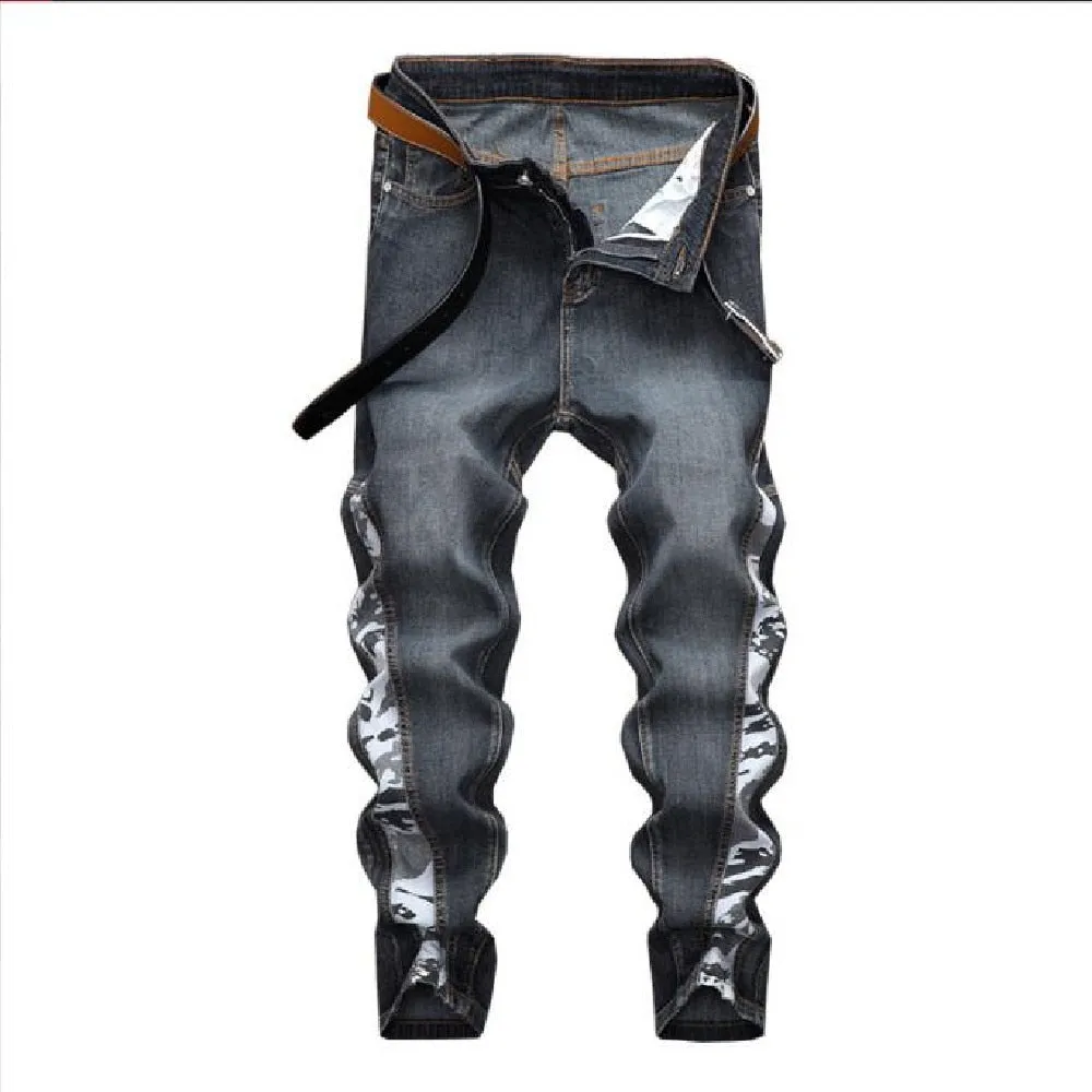 Summer Cotton Middle Waist Casual Straight Leg Trousers for Men