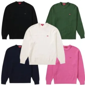 Supreme  |Unisex Street Style U-Neck Long Sleeves Plain Logo