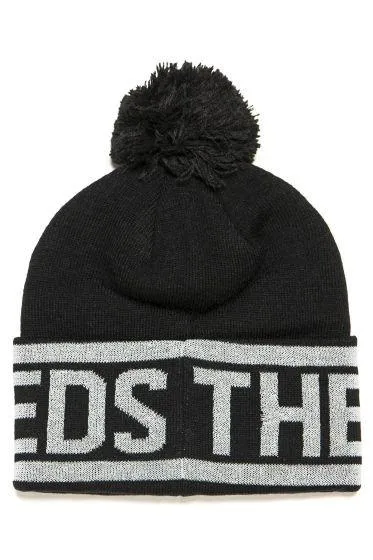 THE HUNDREDS RAP BEANIE // BLACK