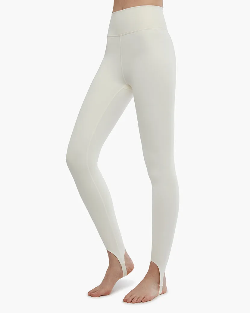 Thermal High Rise Stirrup Legging | Off White