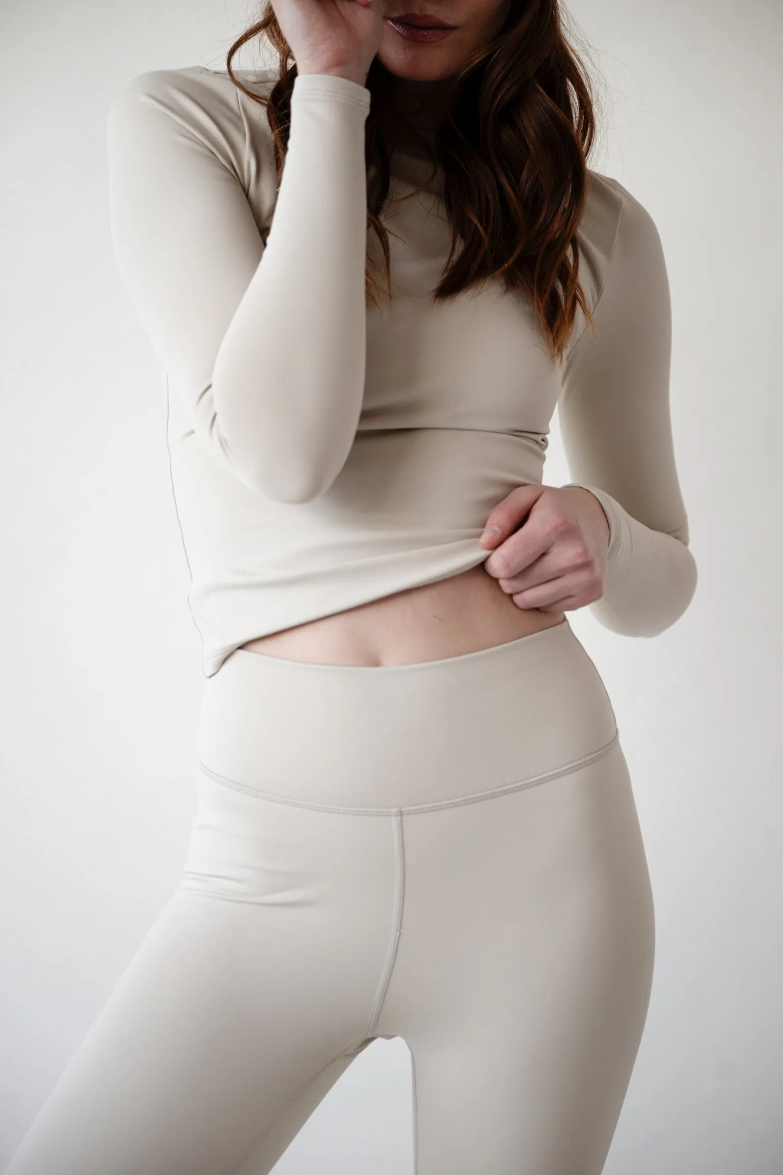 Thermal Legging | Taupe