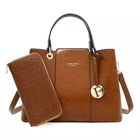 Tote Handbag With Purse