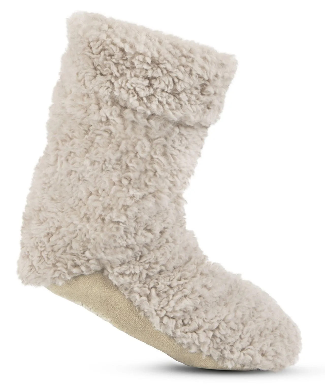 Totes toasties Ladies Faux Fur Bootie Slipper Socks