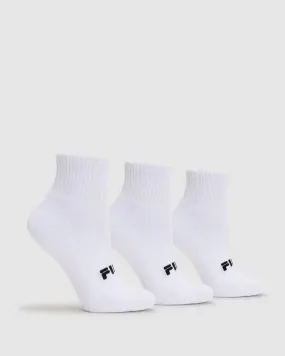 Unisex Youth Qtr Socks 3pk