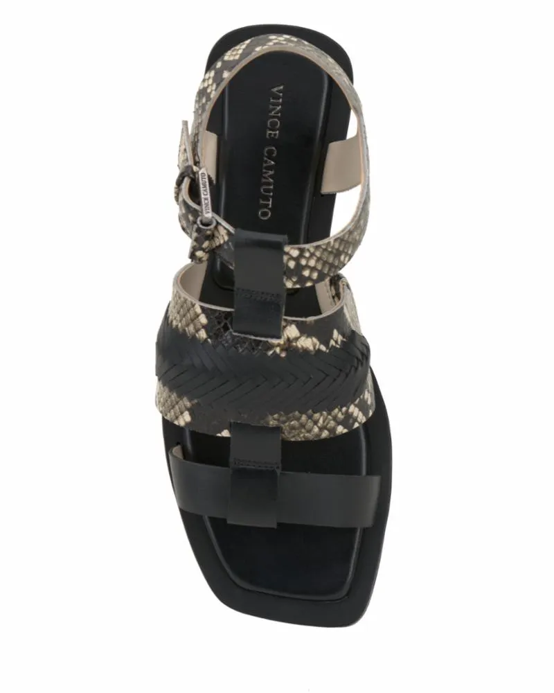 Vince Camuto BACHELEN WARM VANILLA BLACK/PYTHON ZENI