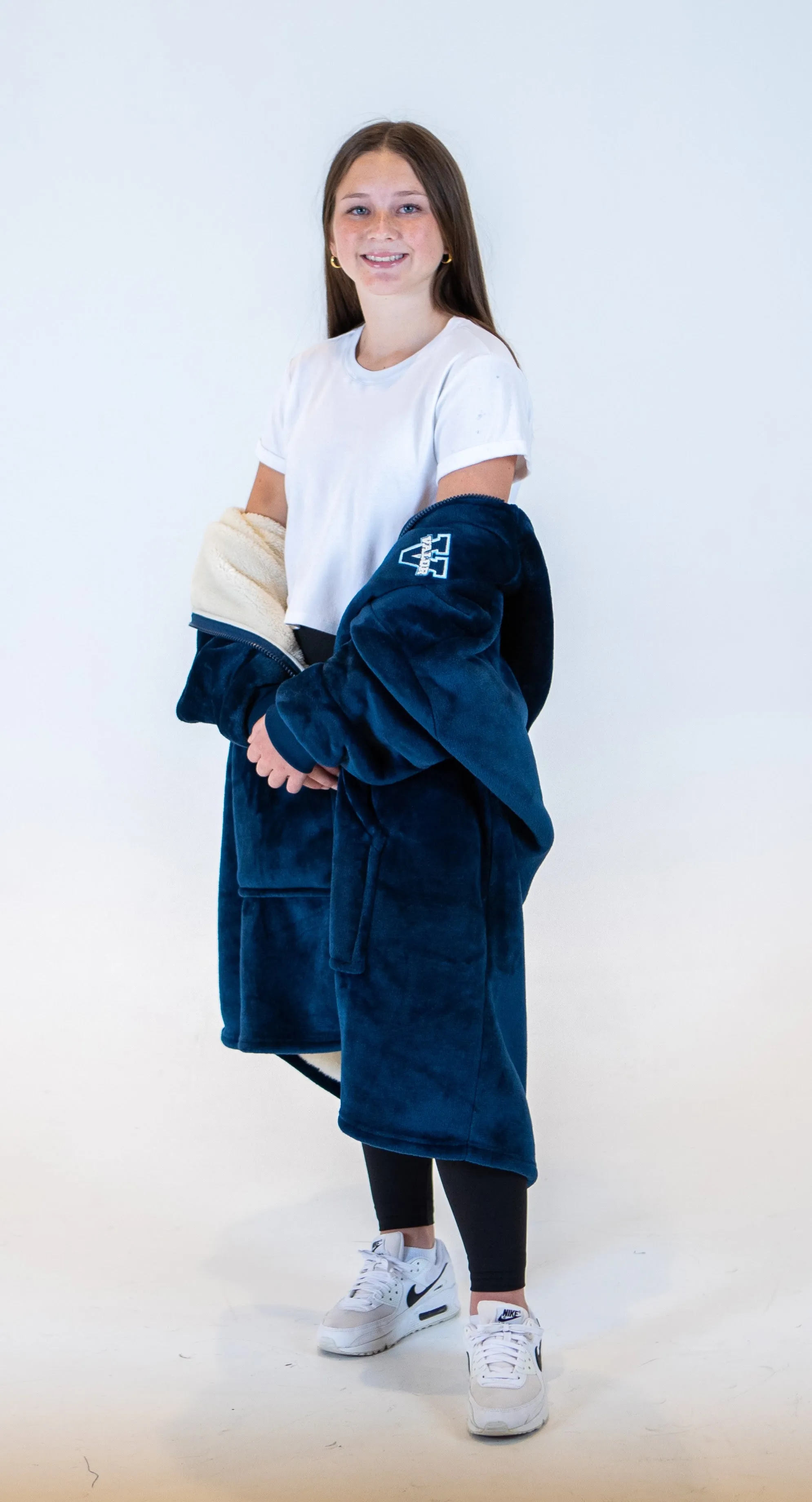 Wearable Comfy Blanket - Navy